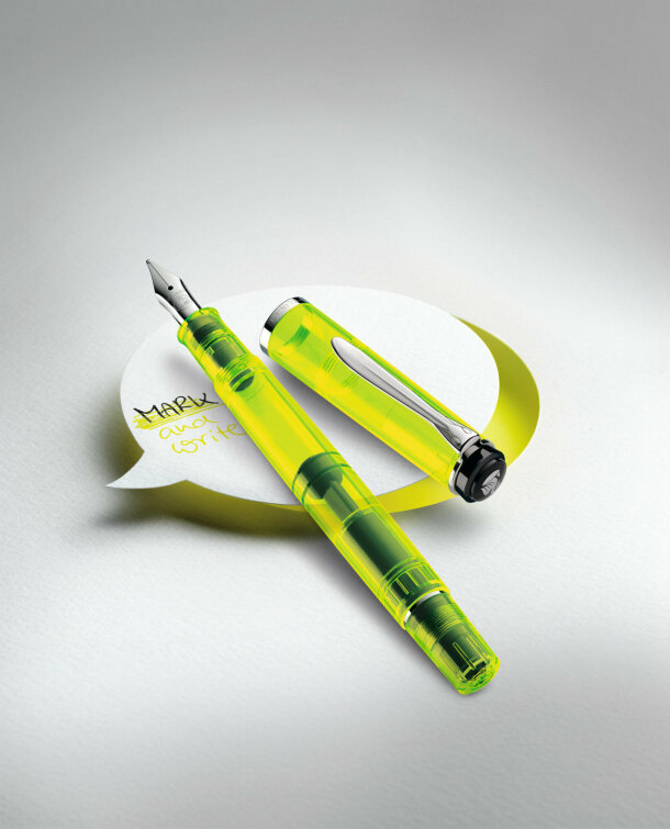 Pelikan представляет Classic 205 Duo Highlighter Neon Yellow