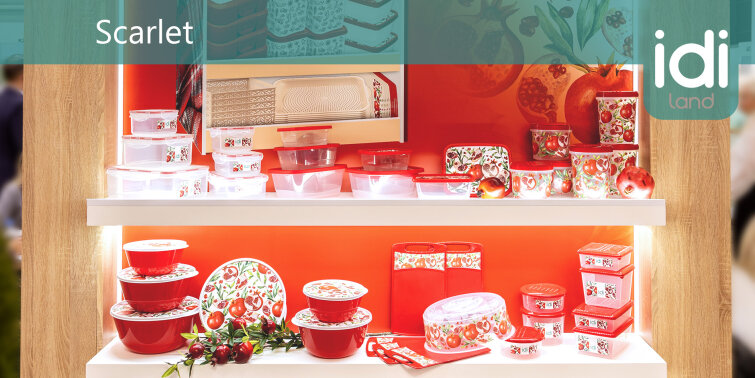 Новая коллекция товаров для кухни Scarlet в изящном алом цвете